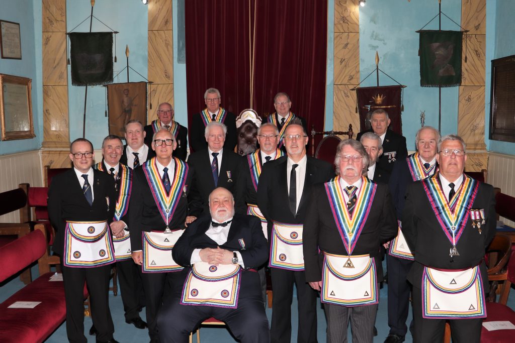 Fantastic Double Elevation.
Welcome Bro Neil Wilkie and Bro Graham Williams to St John's Lodge Of Royal Ark Mariners No 214